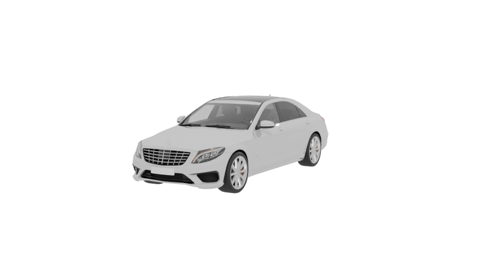 Sleek Luxury Sedan 3D Model - Professional 3D Model Render 12