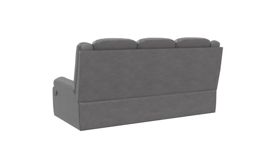 Contemporary Leather Sofa 3D Model - Professional 3D Model Render 4