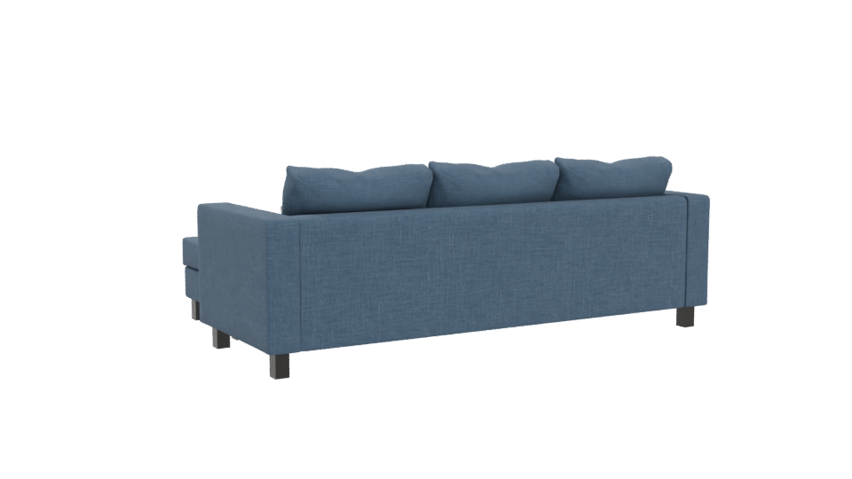 Modern L-Shaped Sofa 3D Model - Professional 3D Model Render 4