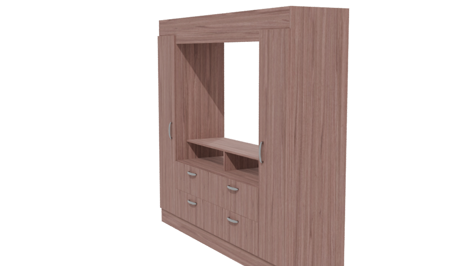 Stylish Modern TV Stand 3D Model - Professional 3D Model Render 13