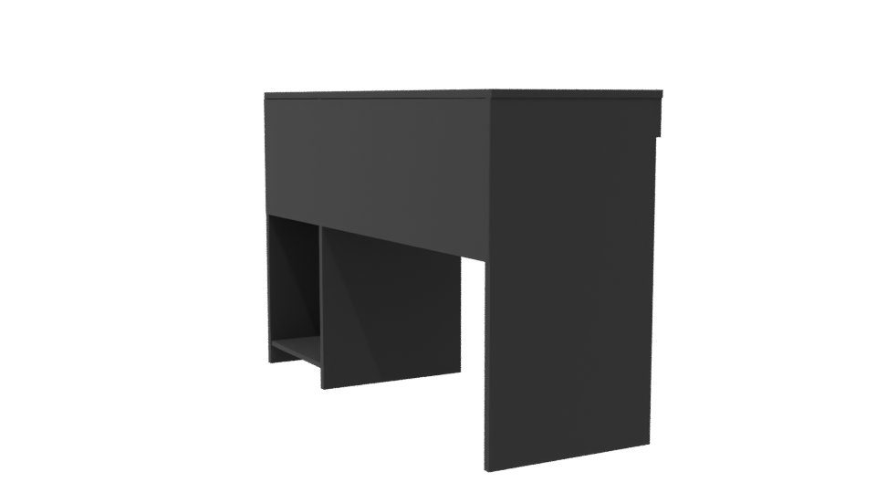 Stylish Minimalist Office Desk 3D Model - Professional 3D Model Render 7