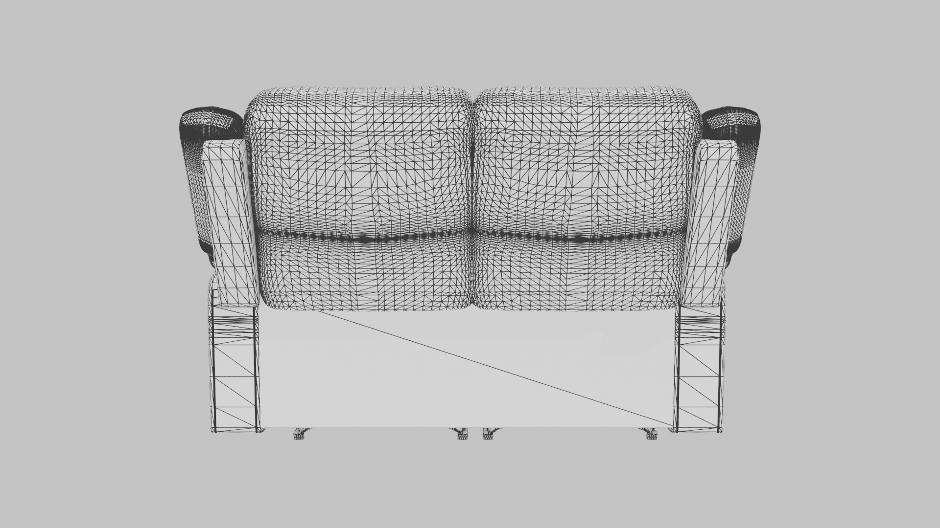 Stylish Modern Reclining Sofa 3D - Professional 3D Model Render 14