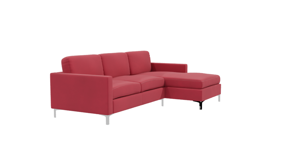 Contemporary Modular Sofa Model - Professional 3D Model Render 9
