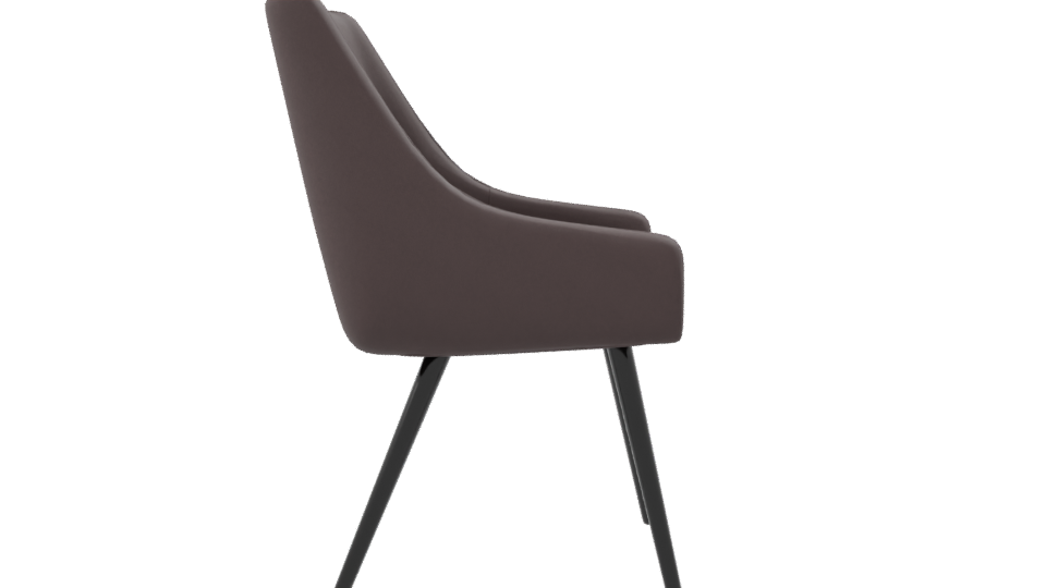 Contemporary Fabric Accent Chair 3D Model - Professional 3D Model Render 8