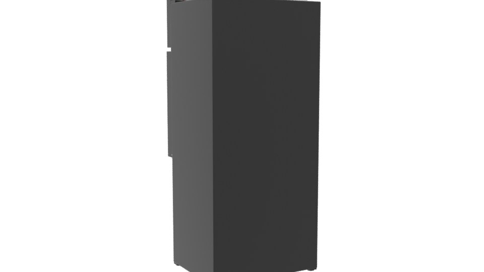 Sleek Modern Refrigerator 3D - Professional 3D Model Render 4