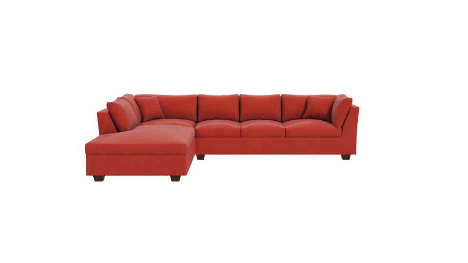 Stylish Modern Sectional Sofa 3D - Professional 3D Model Render 11