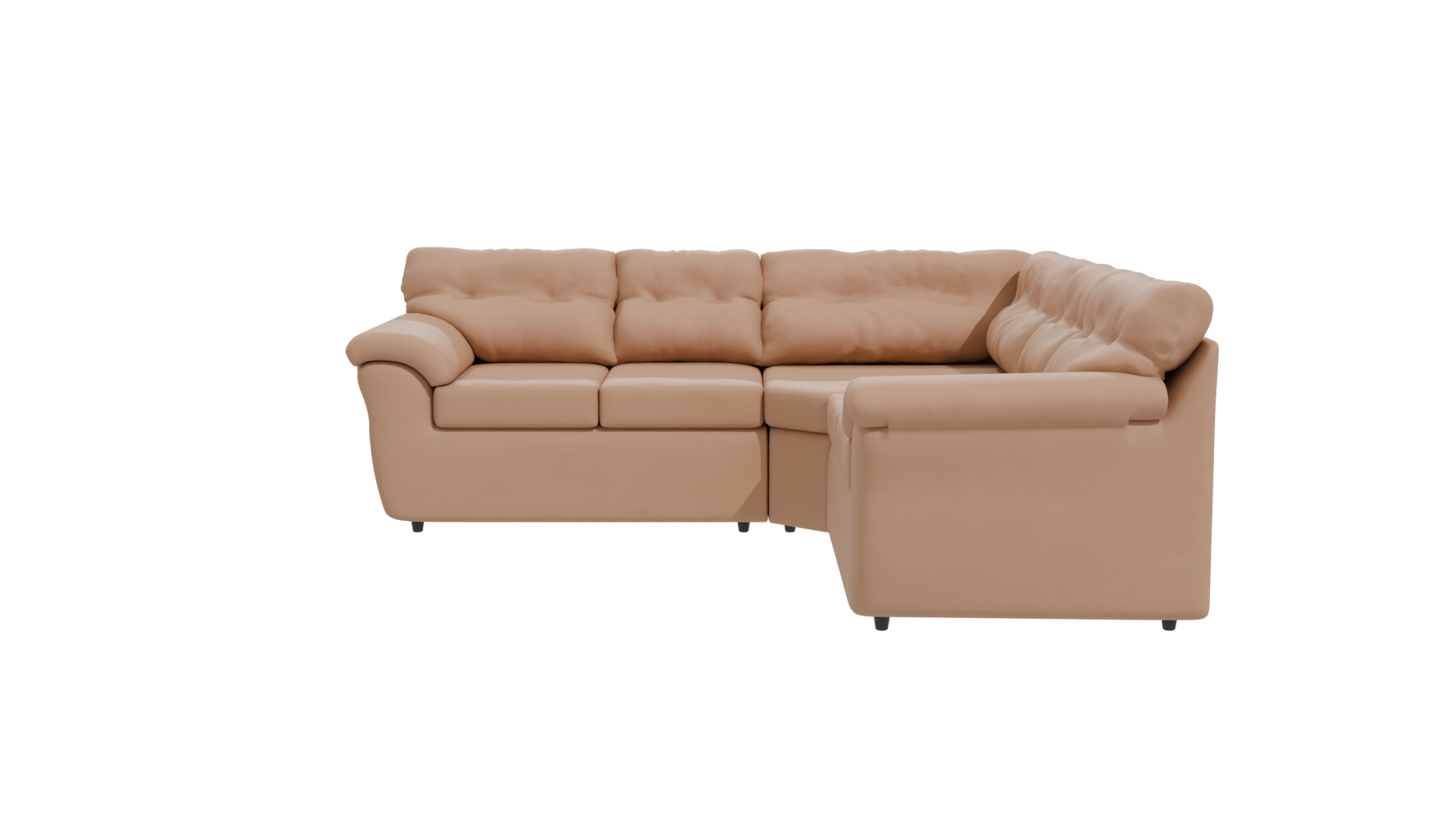 Stylish Corner Sofa Model - Professional 3D Model Render 11