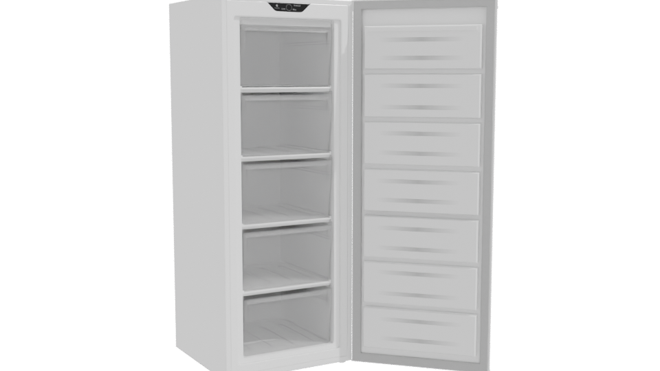 Contemporary Freezer 3D Model - Professional 3D Model Render 10