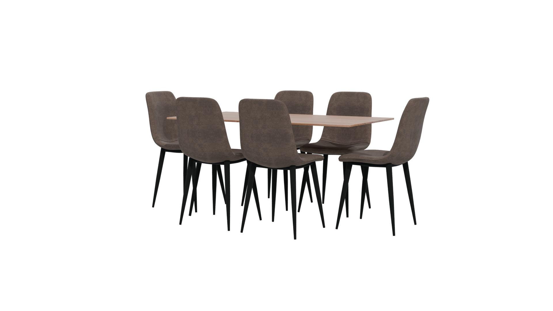 Stylish Modern Dining Set 3D - Professional 3D Model Render 12