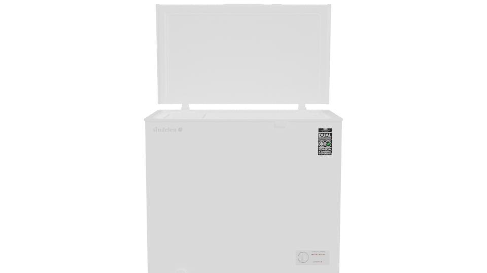 Chest Freezer Appliance 3D Model - Professional 3D Model Render 11