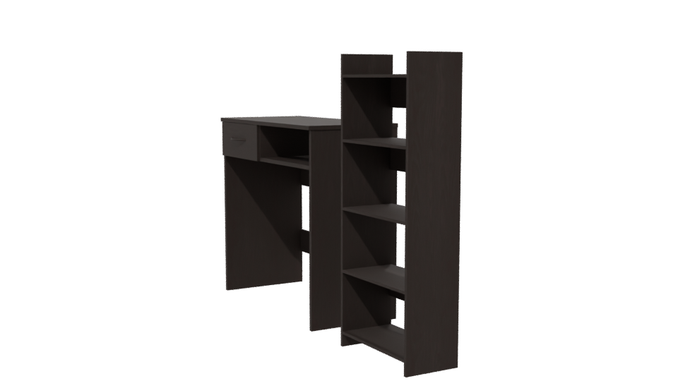 Stylish Modern Desk Set 3D - Professional 3D Model Render 13