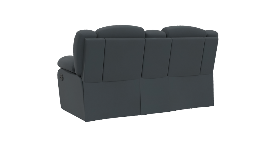 Stylish Reclining Sofa 3D Model - Professional 3D Model Render 4