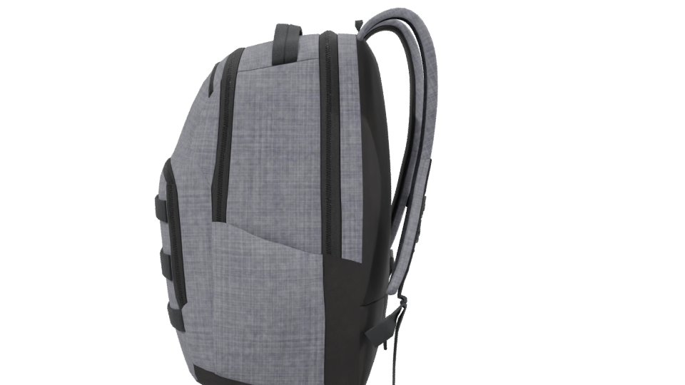 Stylish Everyday Backpack Model - Professional 3D Model Render 2
