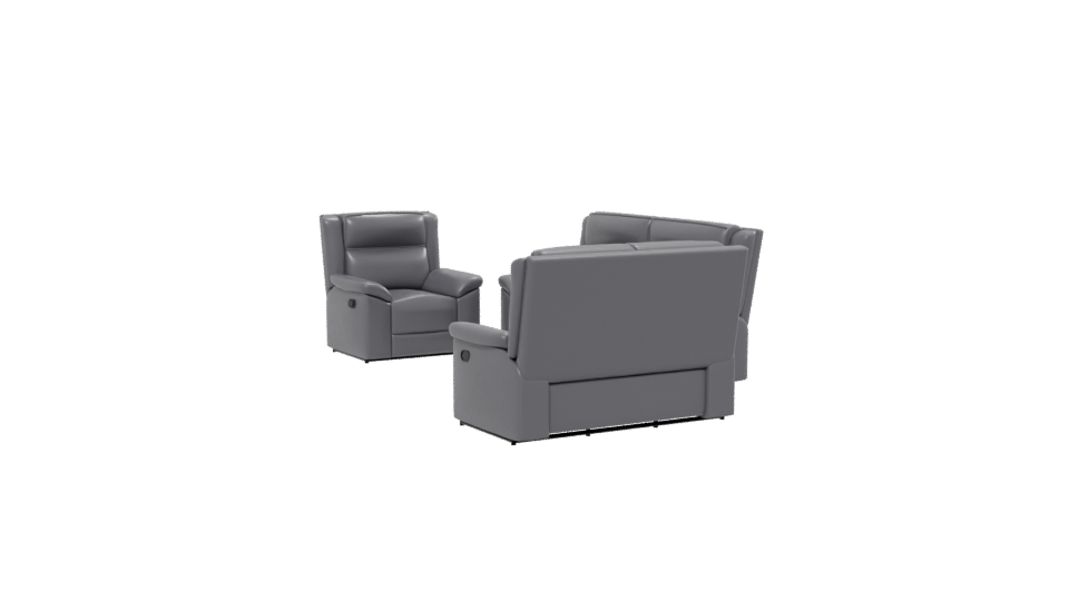 Modern Reclining Sofa Set 3D - Professional 3D Model Render 13