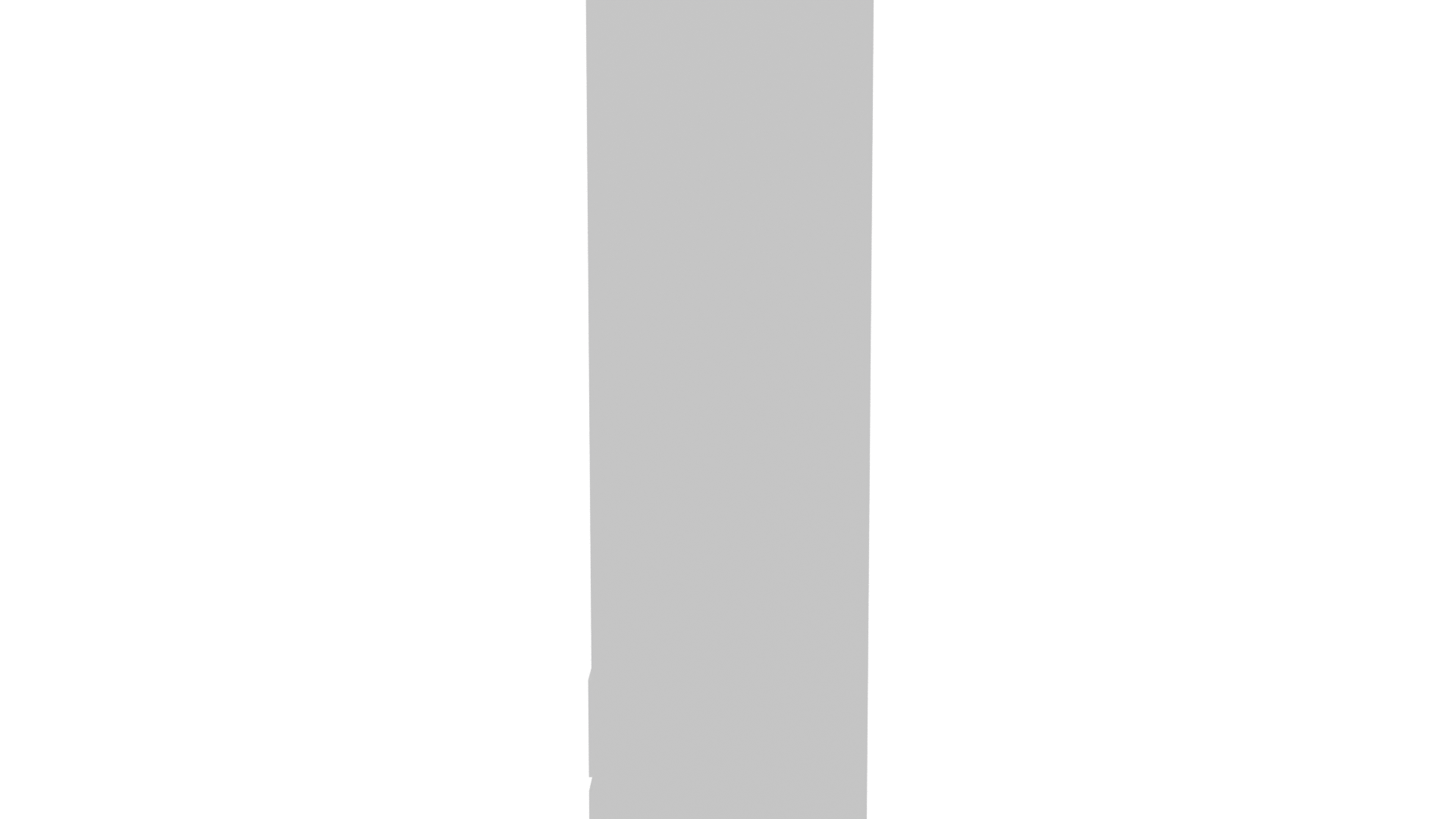 Stylish Wooden Storage Cabinet 3D Model - Professional 3D Model Render 2