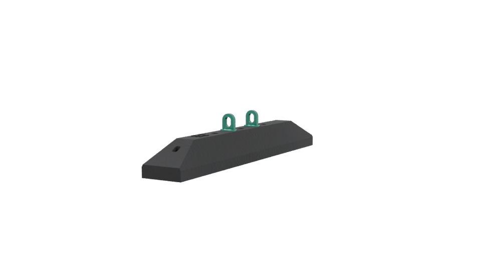 Minimalist Black Conference Table 3D - Professional 3D Model Render 3