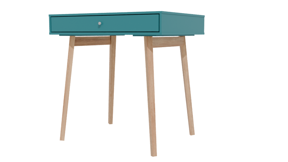 Stylish Modern Desk 3D Model - Professional 3D Model Render 12