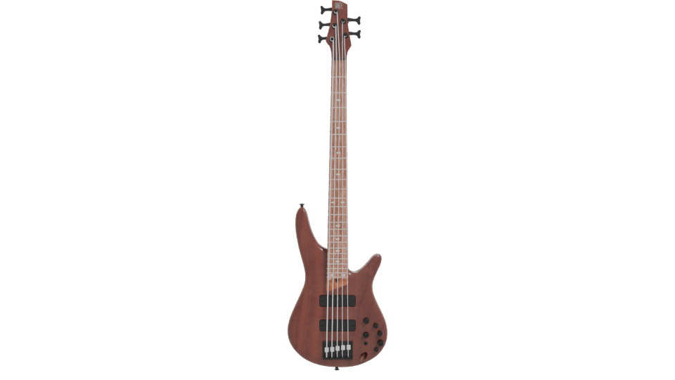 Stylish 5-String Electric Bass - Professional 3D Model Render 11