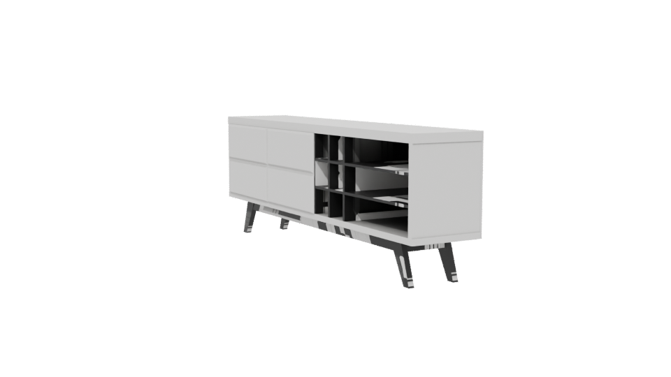 Modern Rack Furniture 3D Model - Professional 3D Model Render 13