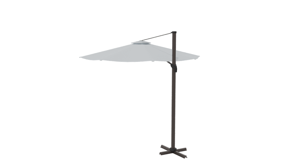 Stylish Outdoor Umbrella Model - Professional 3D Model Render 7