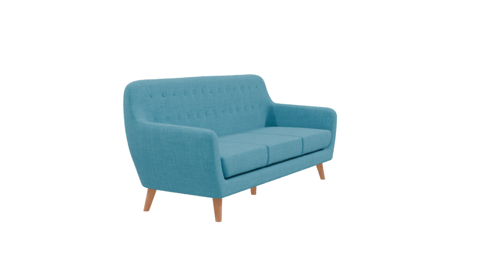 Stylish Modern Sofa 3D Model - Professional 3D Model Render 9