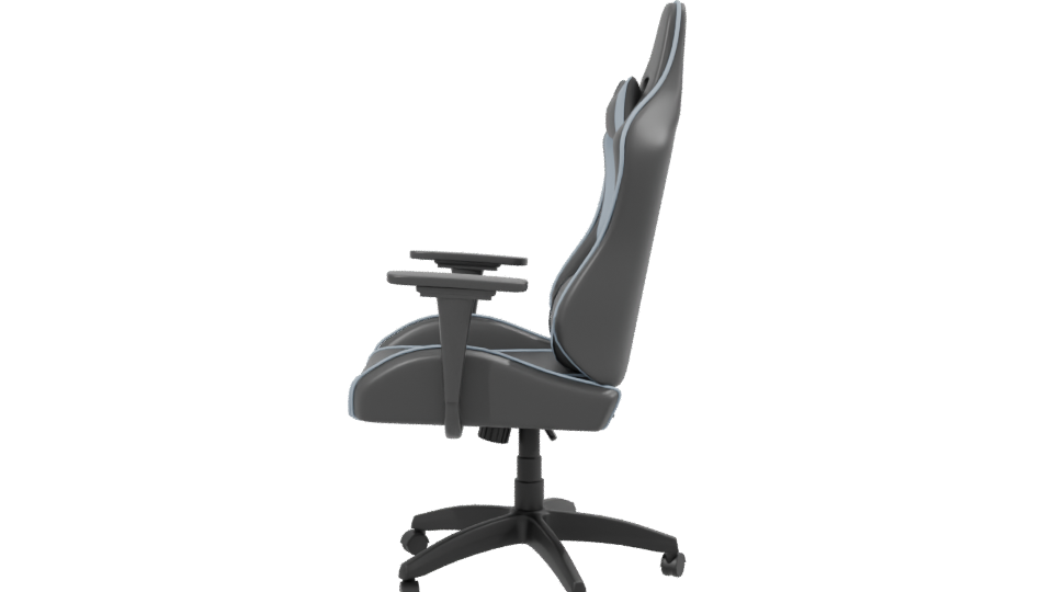 Ergonomic Gaming Chair 3D Model - Professional 3D Model Render 2