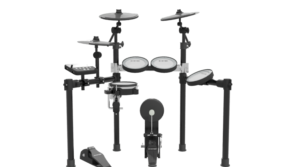 Electronic Drum Kit 3D Model - Professional 3D Model Render 11