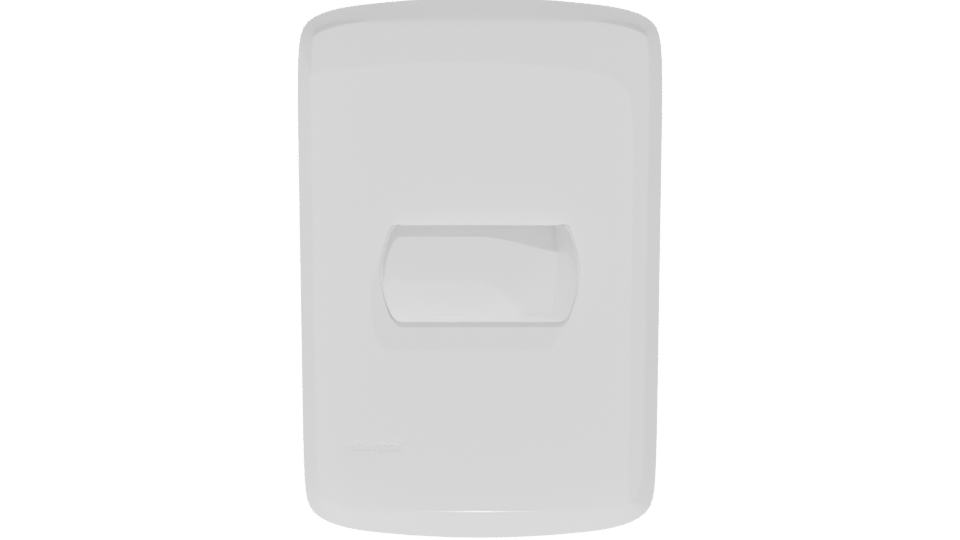 Stylish Wall Mount Automation Device - Professional 3D Model Render 5