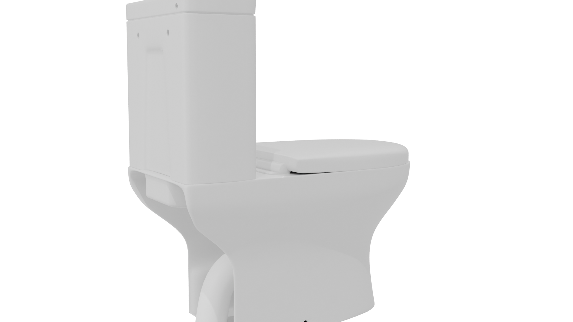 Two Pieces Girona Blanco Toilet Model - Professional 3D Model Render 7