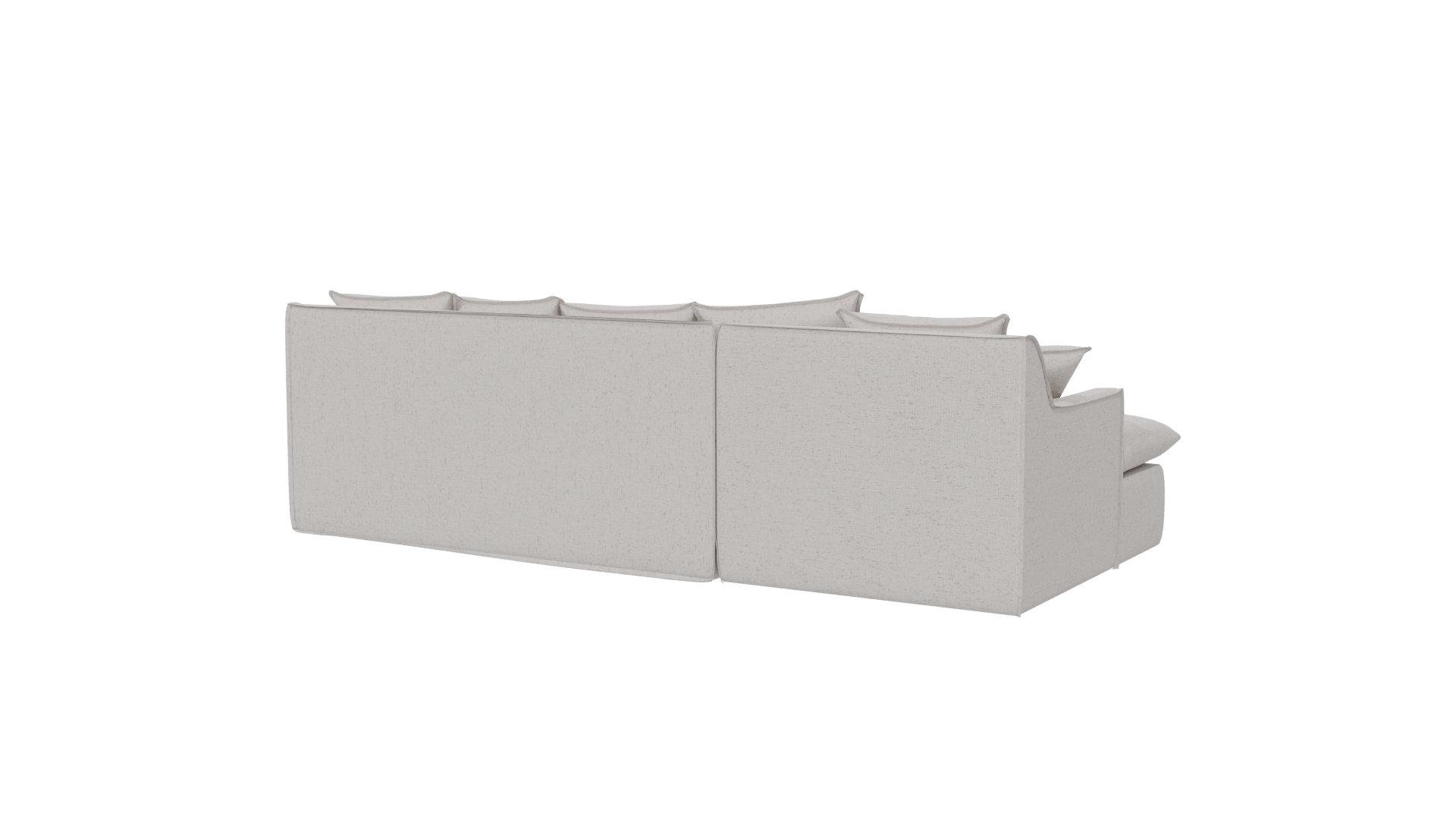 Contemporary L-Shaped Sofa 3D - Professional 3D Model Render 6