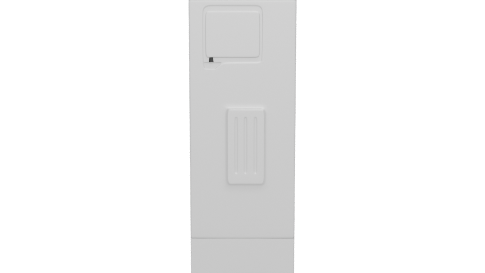 Top Mount Refrigerator 3D Model - Professional 3D Model Render 5