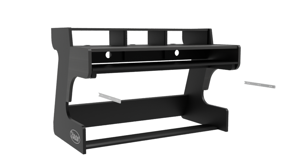 Modern Minimalist Office Desk 3D - Professional 3D Model Render 10