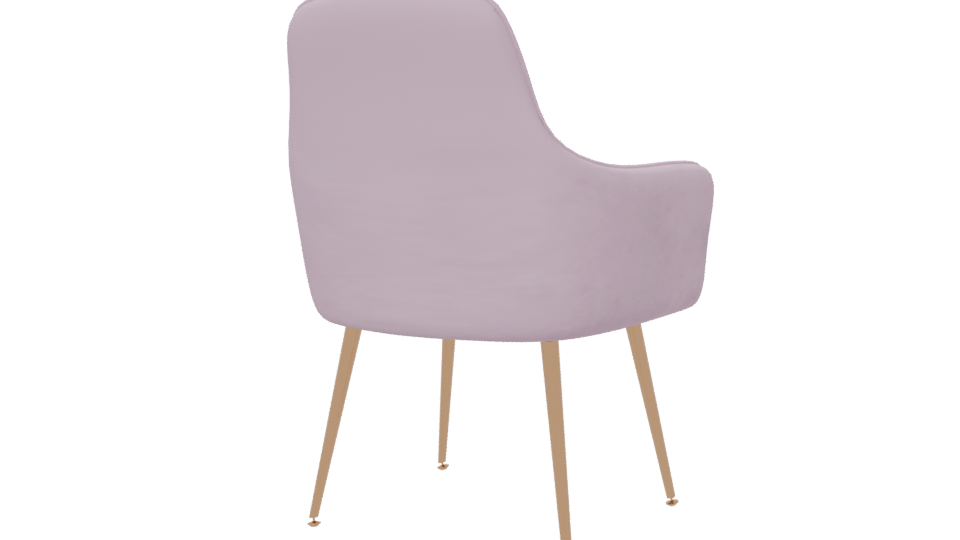 Stylish Modern Accent Chair 3D Model - Professional 3D Model Render 6