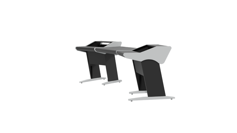 Contemporary Office Desk 3D Model - Professional 3D Model Render 13