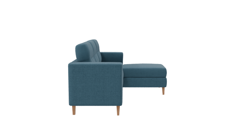 Modern Fabric Sectional Sofa 3D Model - Professional 3D Model Render 8