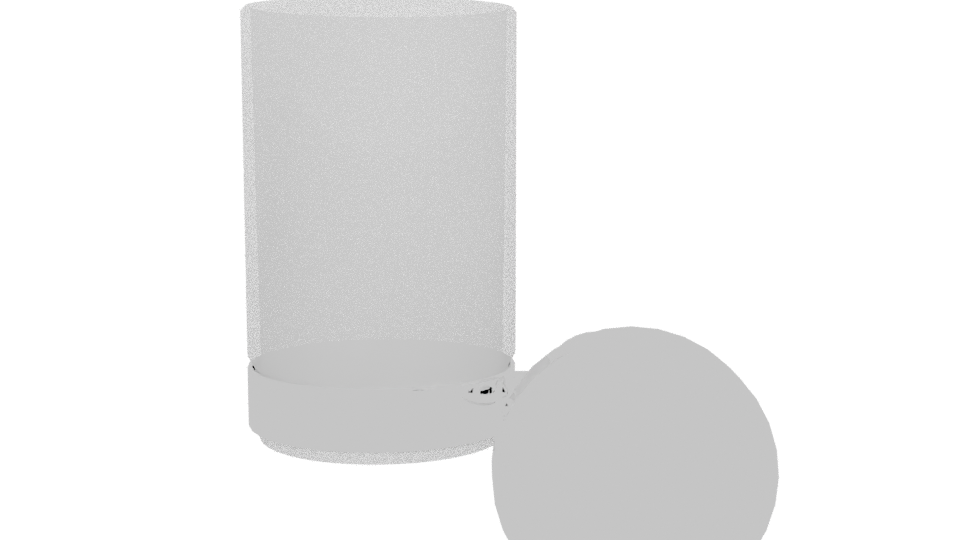 Stylish Bathroom Glass Holder 3D - Professional 3D Model Render 5