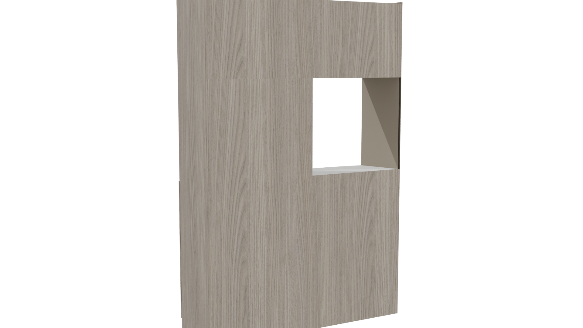 Stylish Wooden Cabinet 3D Model - Professional 3D Model Render 4