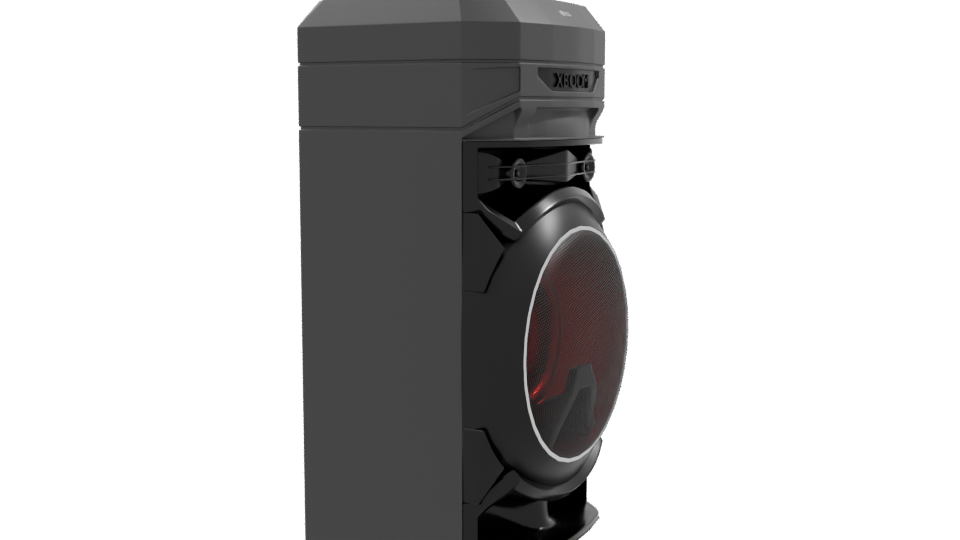 High-Performance Audio Speaker System 3D Model - Professional 3D Model Render 9