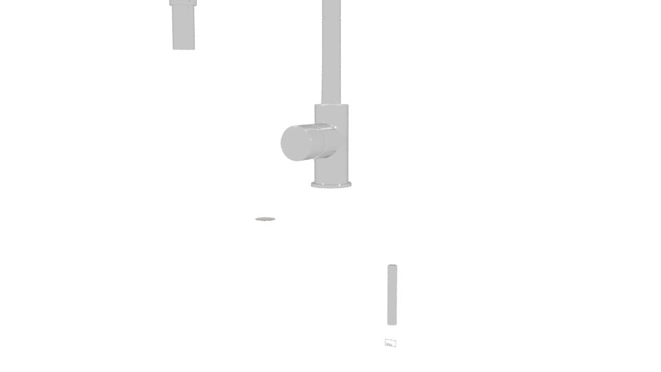 Modern Kitchen Faucet 3D Model - Professional 3D Model Render 3