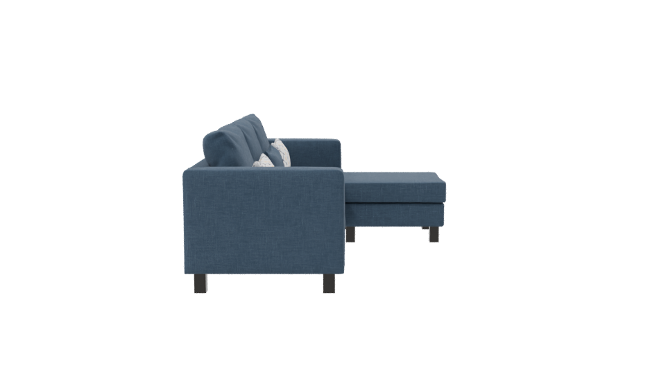 Modern L-Shaped Sofa 3D Model - Professional 3D Model Render 8