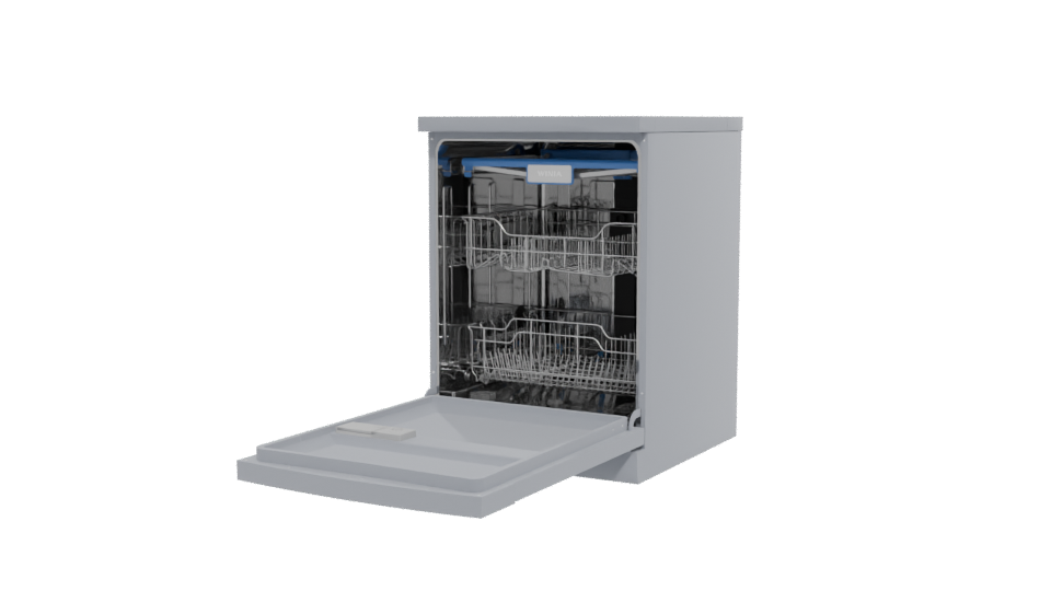 Modern Household Dishwasher Model - Professional 3D Model Render 12