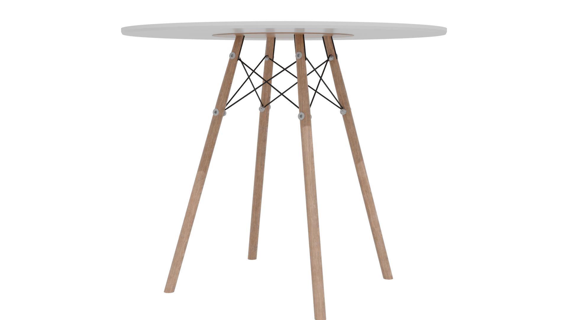 Minimalist Round Table 3D Model - Professional 3D Model Render 12