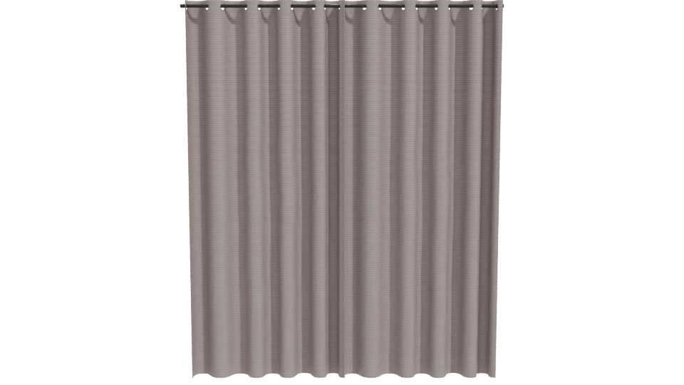 Elegant Fabric Curtain 3D Model - Professional 3D Model Render 11