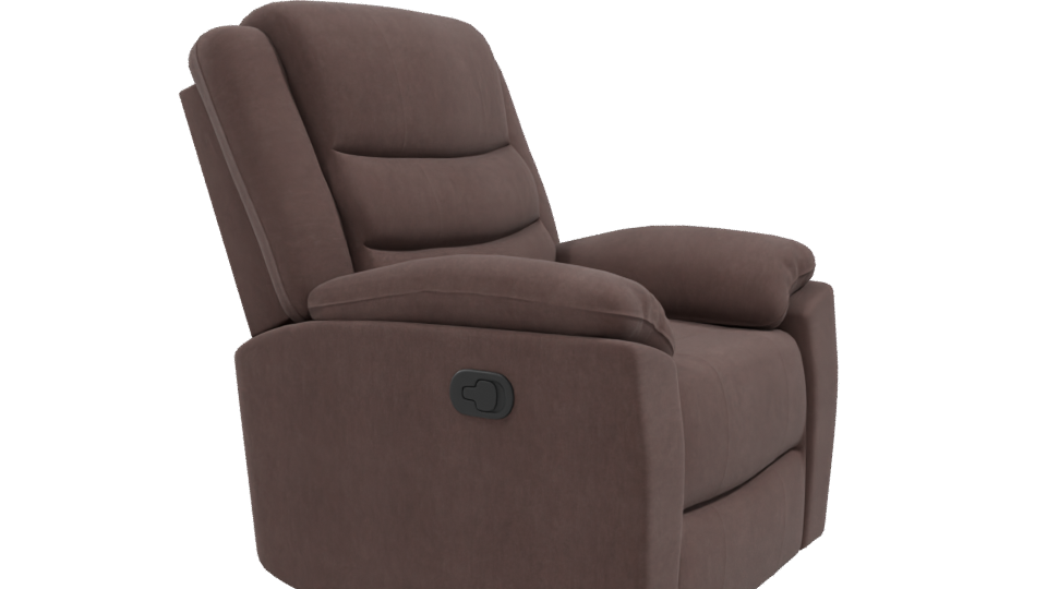 Stylish Reclining Armchair 3D - Professional 3D Model Render 9