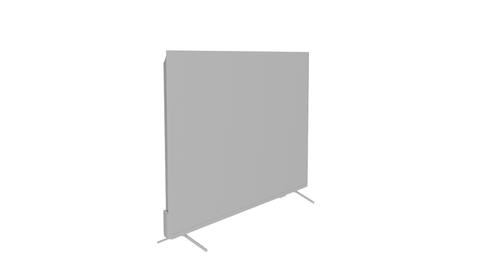 Sleek Flat Screen Television 3D Model - Professional 3D Model Render 9