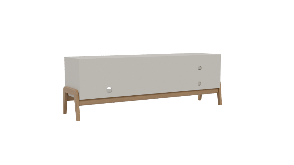 Modern TV Stand 3D Model - Professional 3D Model Render 4