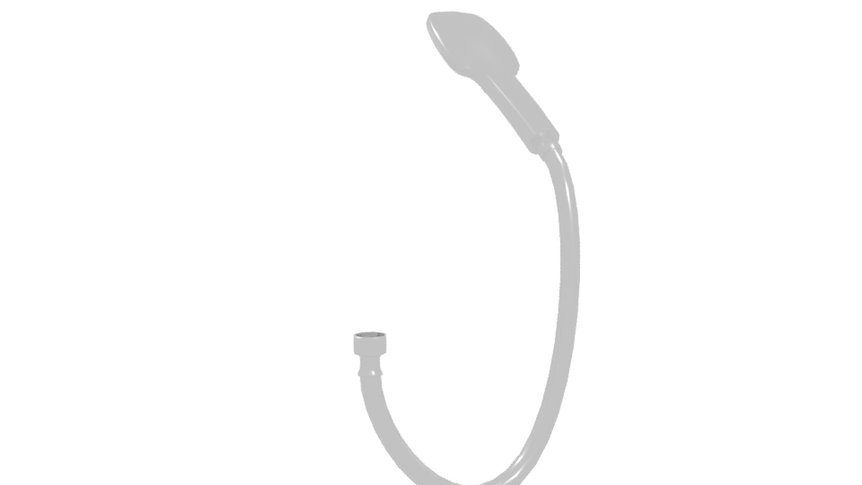 Modern Shower Head 3D Model - Professional 3D Model Render 4