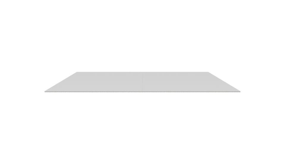 Minimalist Flat Panel Surface 3D - Professional 3D Model Render 2