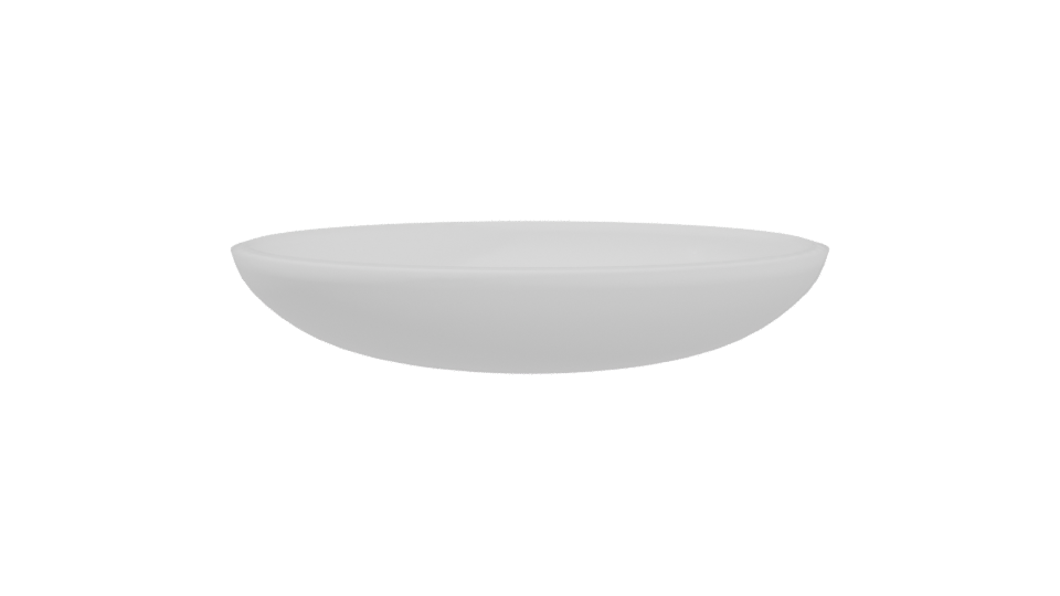 Elegant Ceramic Serving Dish 3D Model - Professional 3D Model Render 4