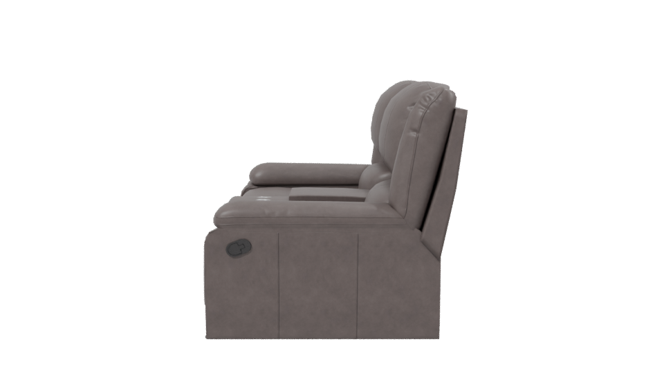 Reclining Love Seat Sofa 3D - Professional 3D Model Render 2